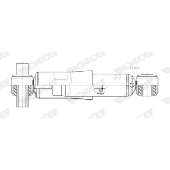 Jeu de 2 amortisseurs avant MONROE