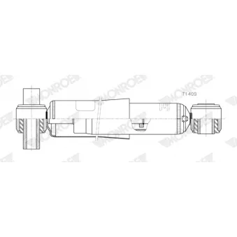 Jeu de 2 amortisseurs avant MONROE