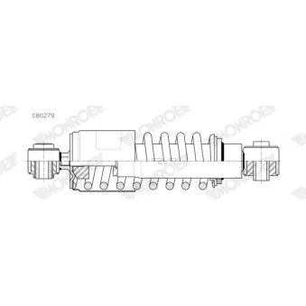 Amortisseur, suspension de la cabine MONROE