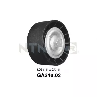 Poulie renvoi/transmission, courroie trapézoïdale à nervures SNR