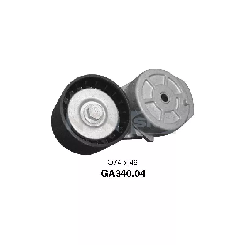 Poulie-tendeur, courroie trapézoïdale à nervures SNR GA340.04