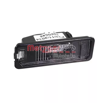 Feu éclaireur de plaque METZGER