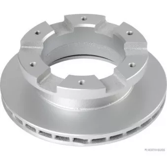 Jeu de 2 disques de frein arrière HERTH+BUSS JAKOPARTS