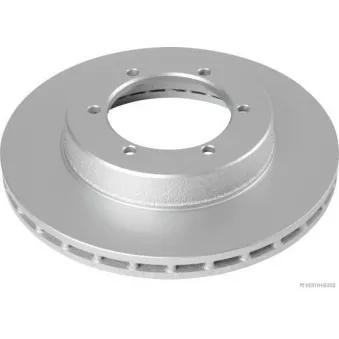 Jeu de 2 disques de frein avant HERTH+BUSS JAKOPARTS