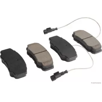 Jeu de 4 plaquettes de frein arrière HERTH+BUSS JAKOPARTS