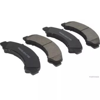 Jeu de 4 plaquettes de frein avant HERTH+BUSS JAKOPARTS