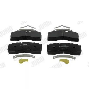 Jeu de 4 plaquettes de frein JURID 2934309560