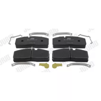 Jeu de 4 plaquettes de frein JURID 2941509560