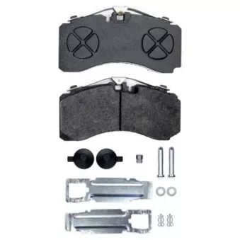 Jeu de 4 plaquettes de frein avant TEXTAR