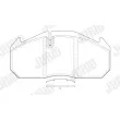 Jeu de 4 plaquettes de frein avant JURID 2903009560 - Visuel 2