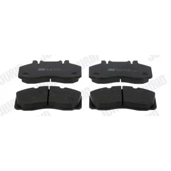 Jeu de 4 plaquettes de frein avant JURID