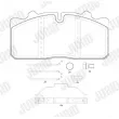 Jeu de 4 plaquettes de frein avant JURID 2908809560 - Visuel 1