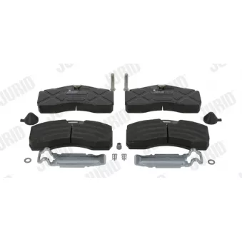 Jeu de 4 plaquettes de frein avant JURID 2928705390