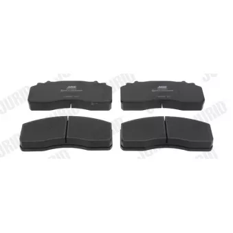 Jeu de 4 plaquettes de frein arrière JURID 2931509560