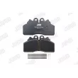 Jeu de 4 plaquettes de frein avant JURID 2925603420 - Visuel 2