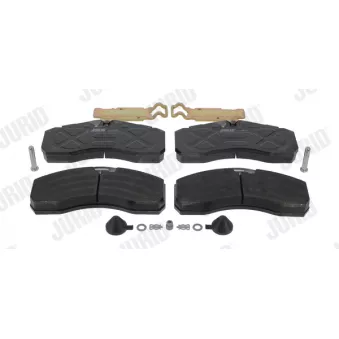Jeu de 4 plaquettes de frein avant JURID 2925305390