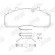 Jeu de 4 plaquettes de frein avant JURID 2915905390 - Visuel 1