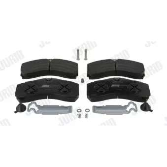 Jeu de 4 plaquettes de frein avant JURID 2924605390