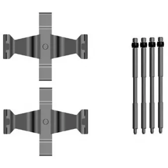 Kit d'accessoires, plaquette de frein à disque TEXTAR 82562500