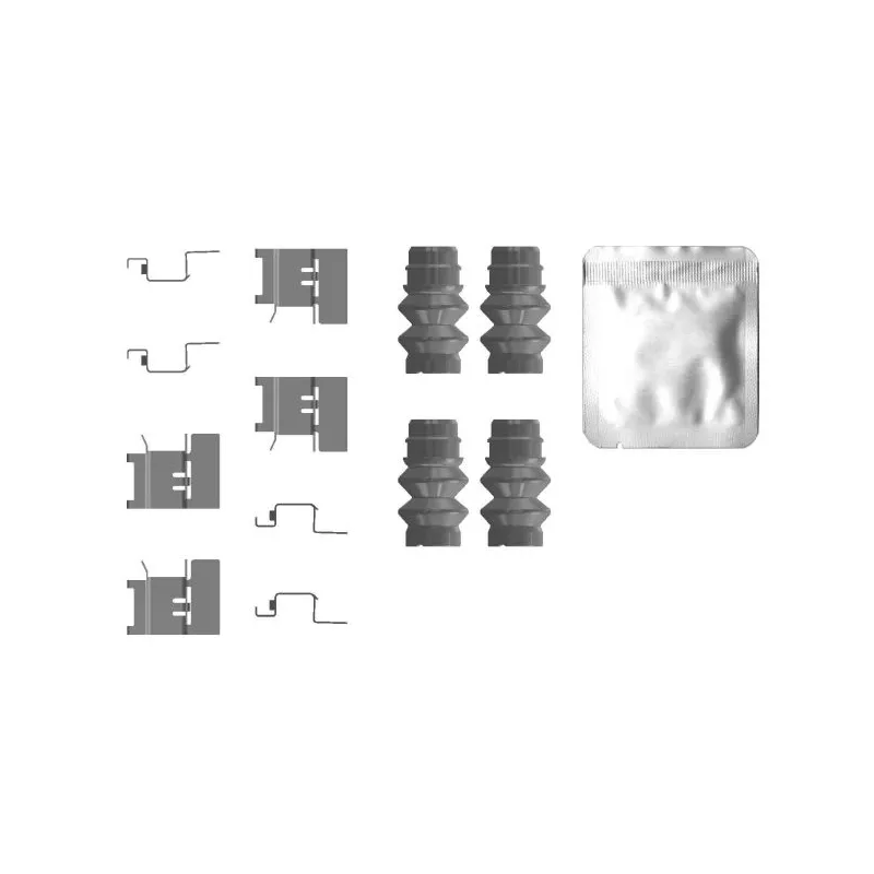 Kit d'accessoires, plaquette de frein à disque TEXTAR 82556500