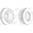 Jeu de 2 disques de frein avant JURID 569141J - Visuel 2