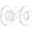 Jeu de 2 disques de frein arrière JURID 569112J - Visuel 2