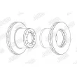 Jeu de 2 disques de frein avant JURID 567766J - Visuel 2