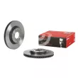 Jeu de 2 disques de frein arrière BREMBO 09.E836.11 - Visuel 2