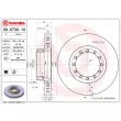 Jeu de 2 disques de frein avant BREMBO 09.6739.10 - Visuel 1