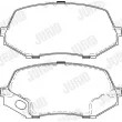 Jeu de 4 plaquettes de frein avant JURID 573662J - Visuel 2