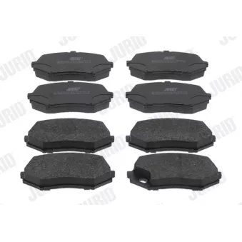 Jeu de 4 plaquettes de frein avant JURID 573662J