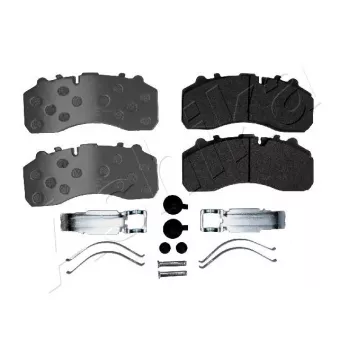 Jeu de 4 plaquettes de frein ASHIKA