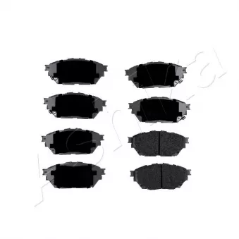 Jeu de 4 plaquettes de frein avant ASHIKA