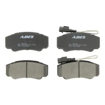 Jeu de 4 plaquettes de frein arrière ABE