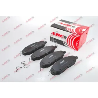 Jeu de 4 plaquettes de frein avant ABE C1Y030ABE
