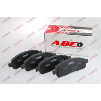 Jeu de 4 plaquettes de frein avant ABE C1Y034ABE