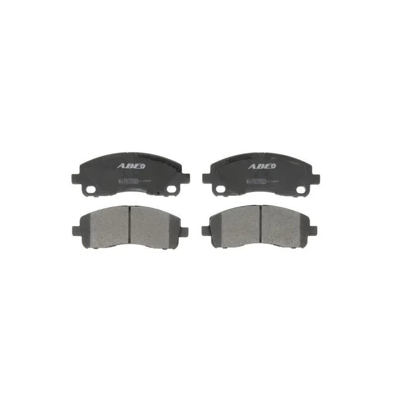 Jeu de 4 plaquettes de frein arrière ABE C25013ABE