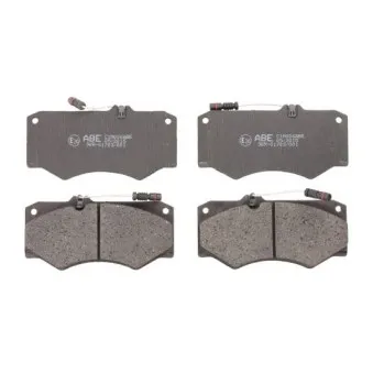 Jeu de 4 plaquettes de frein avant ABE
