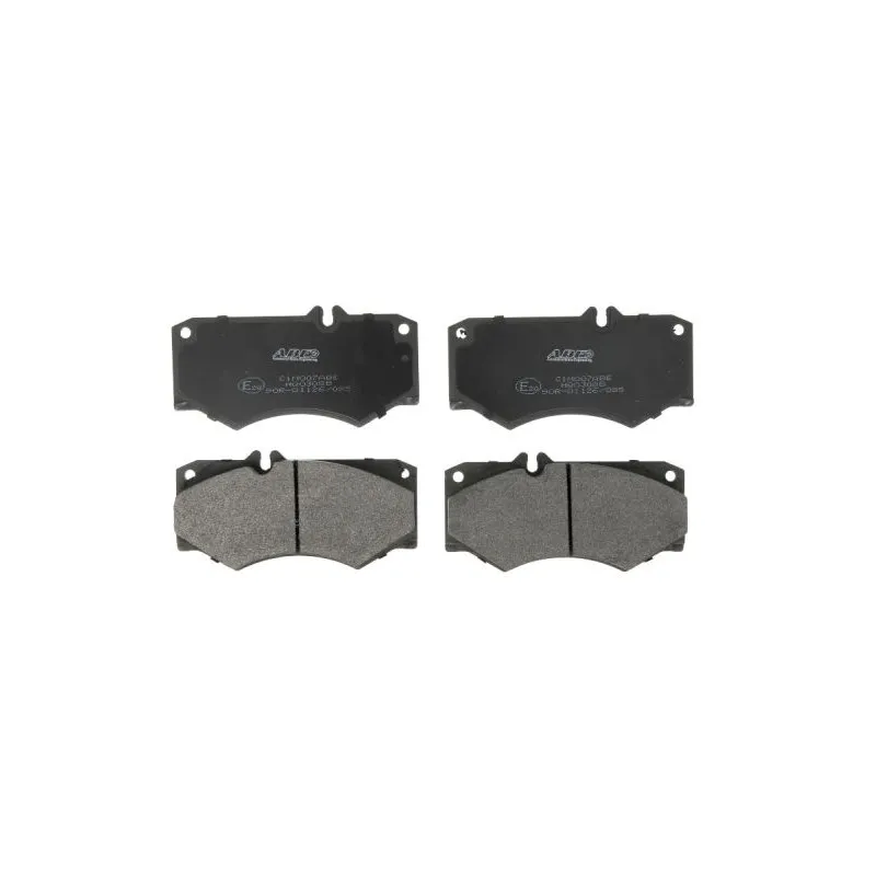 Jeu de 4 plaquettes de frein avant ABE C1M007ABE