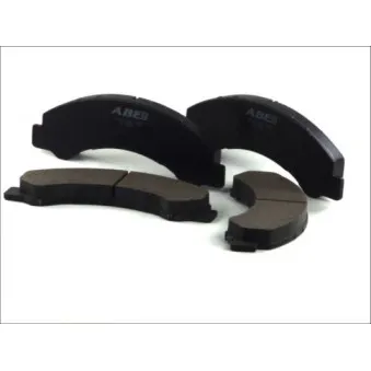 Jeu de 4 plaquettes de frein avant ABE