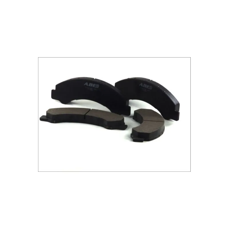 Jeu de 4 plaquettes de frein avant ABE C19011ABE