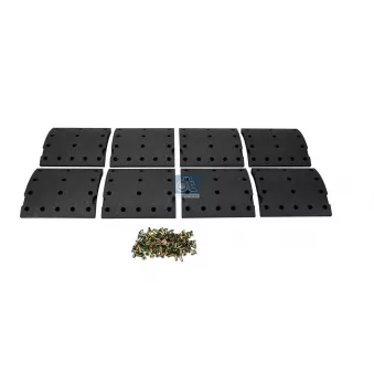 Kit de garnitures de frein, frein à tambour DT 2.94056