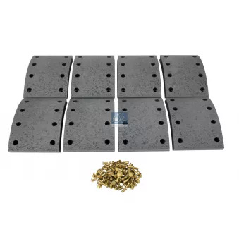 Kit de garnitures de frein, frein à tambour DT 2.94050