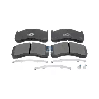 Jeu de 4 plaquettes de frein arrière DT 2.94074