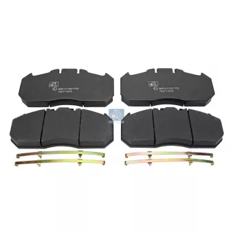 Jeu de 4 plaquettes de frein arrière DT 3.96400