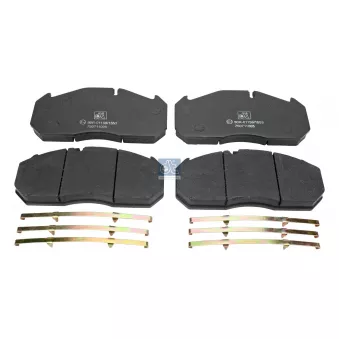 Jeu de 4 plaquettes de frein avant DT 3.96401
