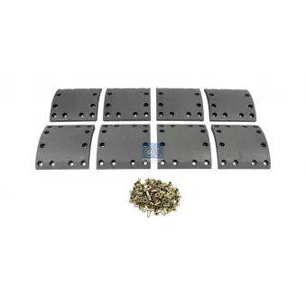 Kit de garnitures de frein, frein à tambour DT 3.96486