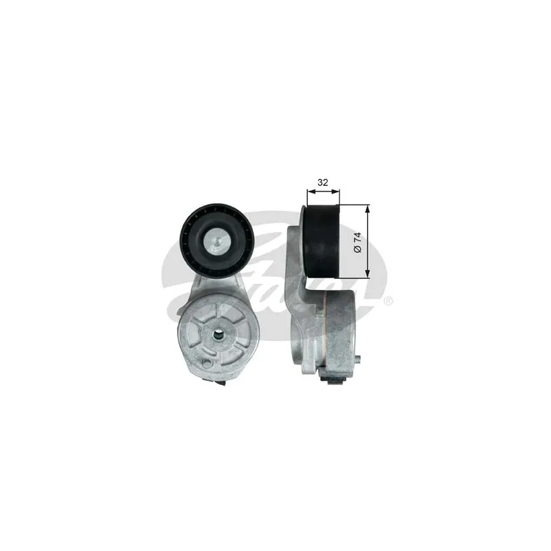 Tendeur de courroie, courroie trapézoïdale à nervures GATES T38710