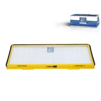 Filtre, air de l'habitacle DT 1.22487