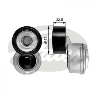 Tendeur de courroie, courroie trapézoïdale à nervures GATES